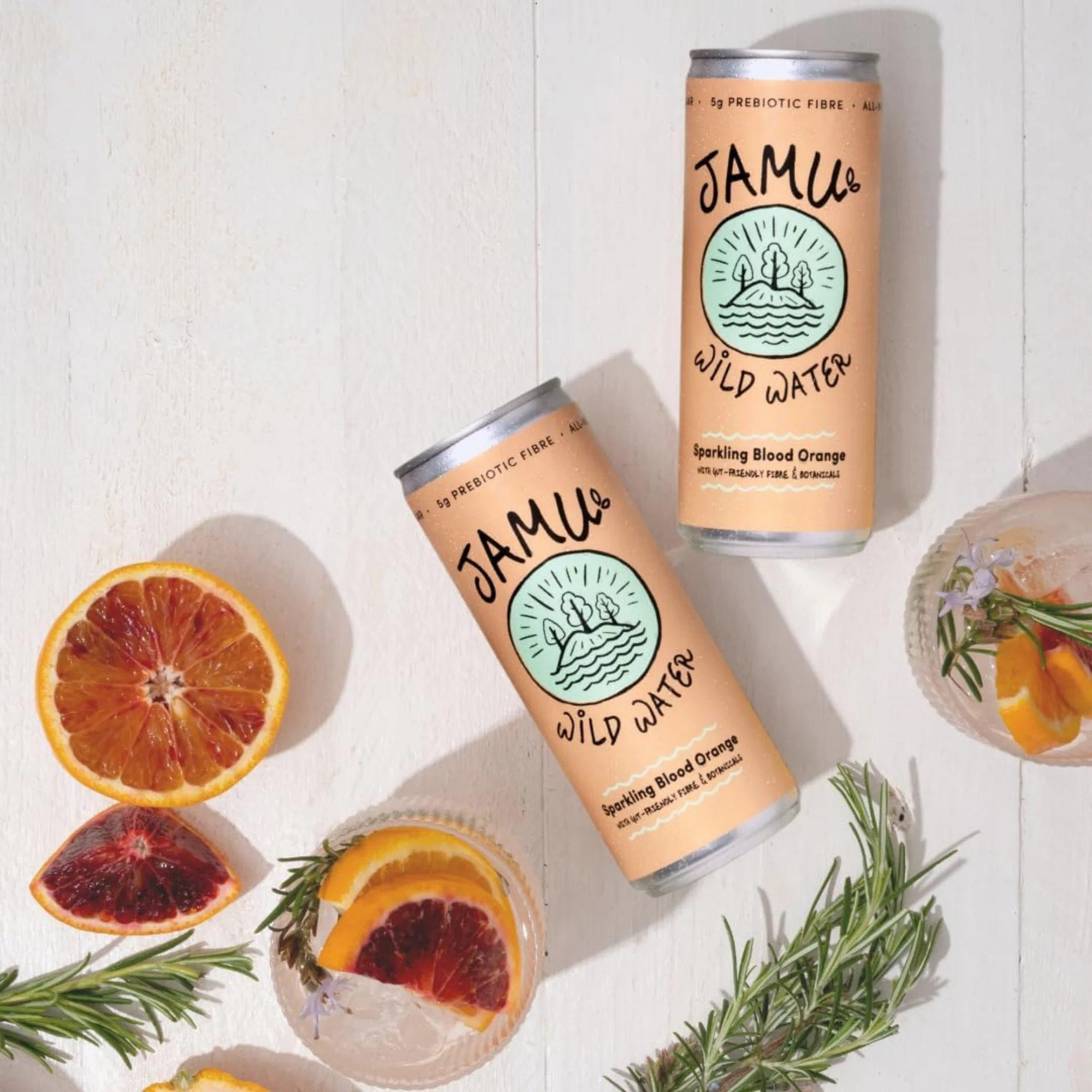 Jamu Wild Water Sparkling Blood Orange Multipack - Image 2