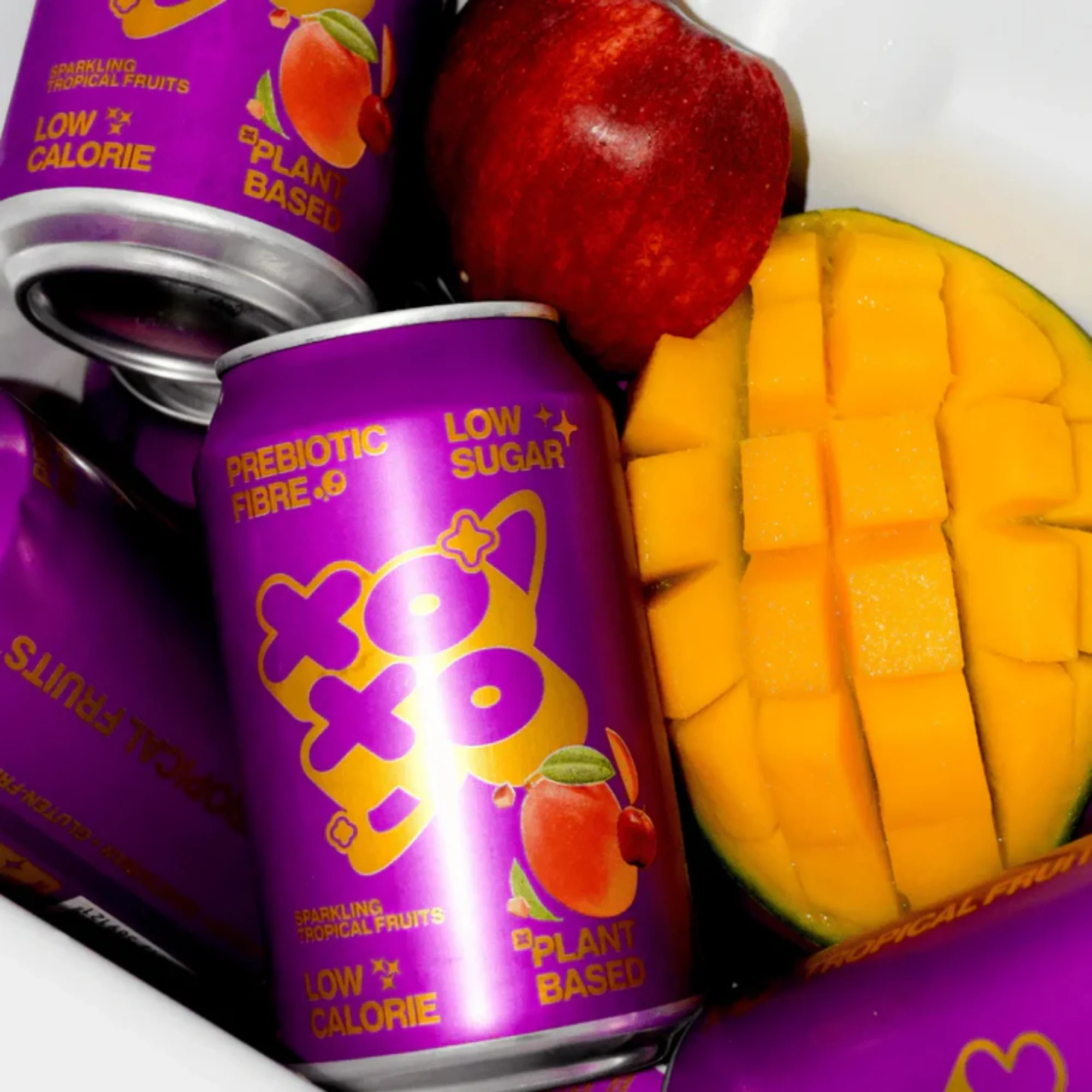 XOXO Sparkling Tropical Prebiotic Soda Can - Image 3